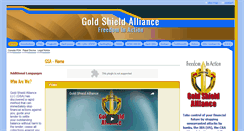 Desktop Screenshot of gold-shield-alliance.com